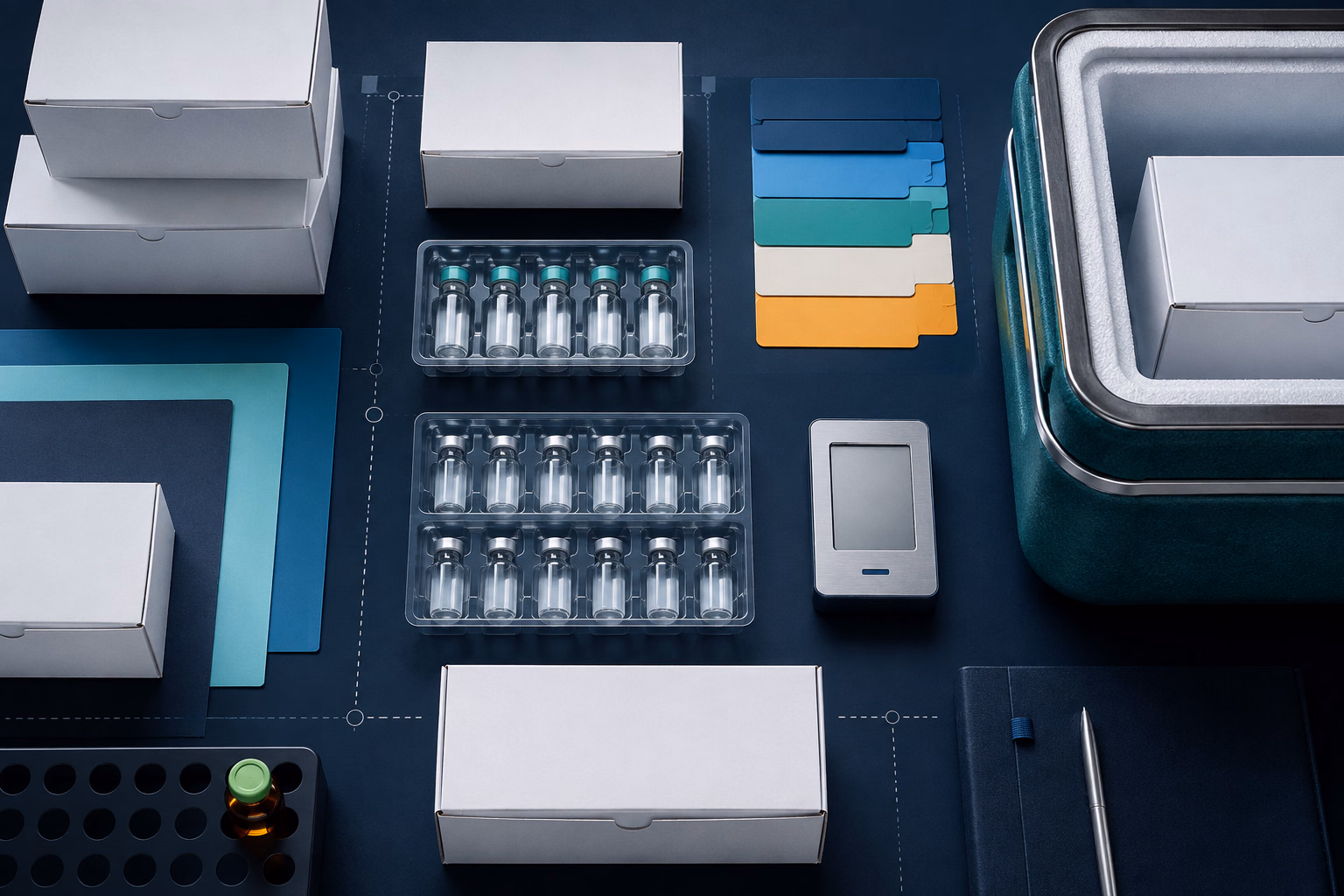 Conceptual top-down view of clinical trial supply planning